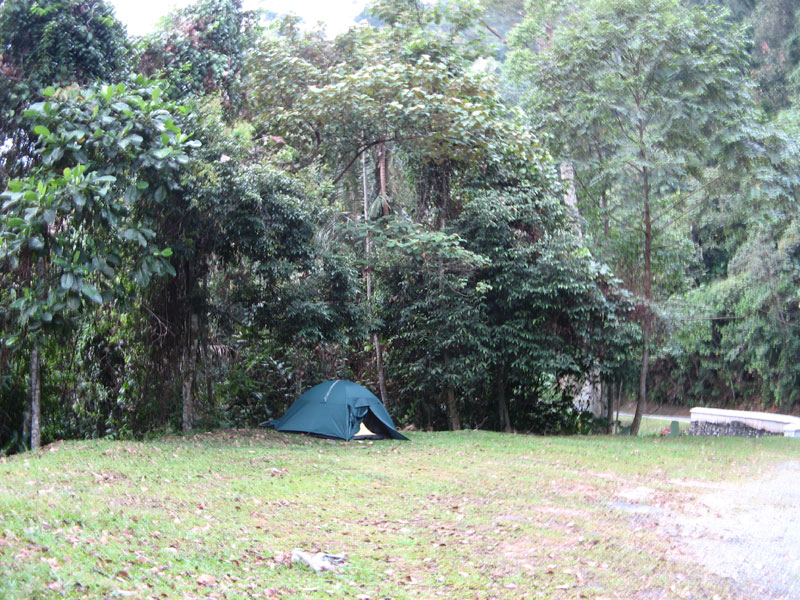 ЮВА 2007 Малайзия Cameroon Highlands палатка у дороги