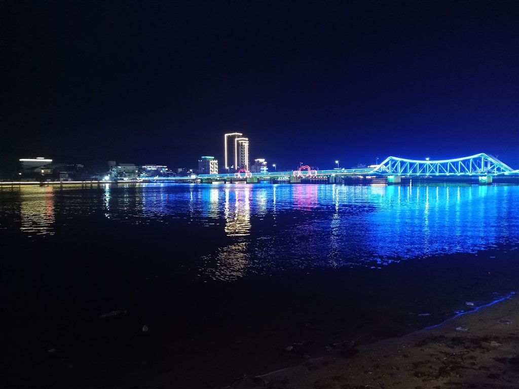 Вечер река мост - Кампот 24 февраля 2025